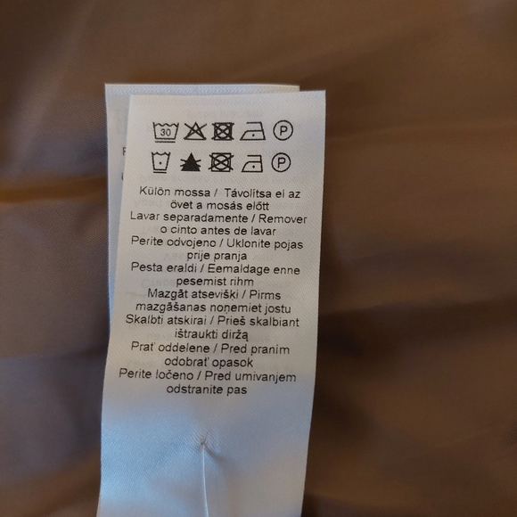 b.young BYCILIA Classic Coat NWT Tan 34/XS - Picture 15 of 16